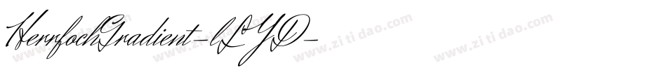 HerrfochGradient-lLYD字体转换