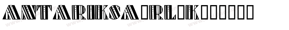 Antariksa-rl4K字体转换