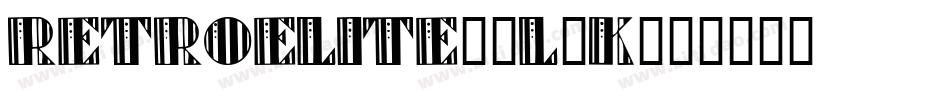 RetroElite-4L4K字体转换