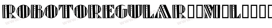 RobotoRegular-3m4L字体转换
