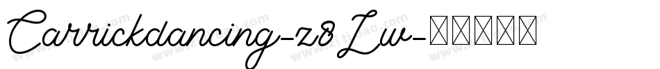 Carrickdancing-z8Lw字体转换