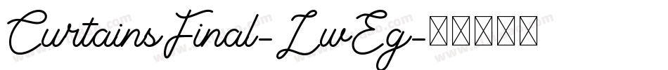 CurtainsFinal-LwEg字体转换