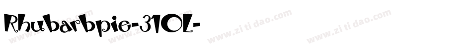 Rhubarbpie-31OL字体转换