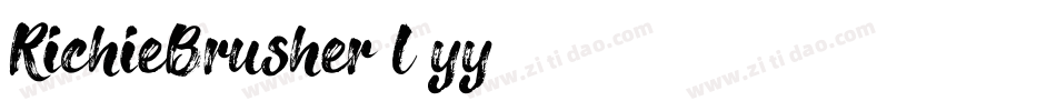 RichieBrusher-l2yy字体转换