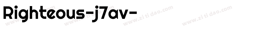 Righteous-j7av字体转换