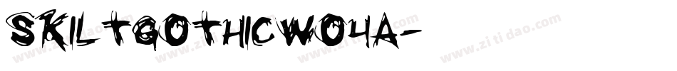 SkiltGothicW04a字体转换