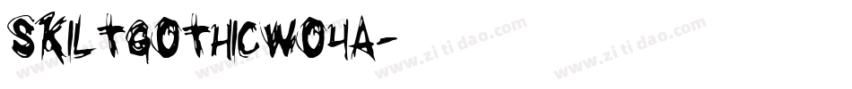SkiltGothicW04a字体转换