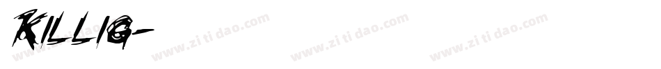 Killig字体转换