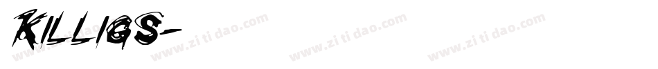 Killigs字体转换