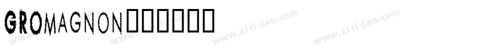 GROmagnon字体转换