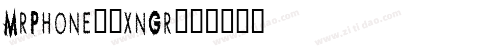 MrPhone3-xnGr字体转换