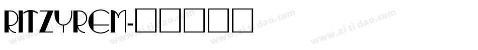 RITZYREM字体转换