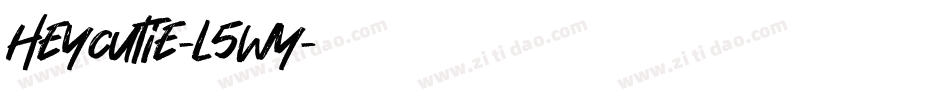 HeyCutie-l5wy字体转换