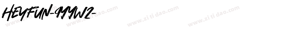 HeyFun-9YYw2字体转换