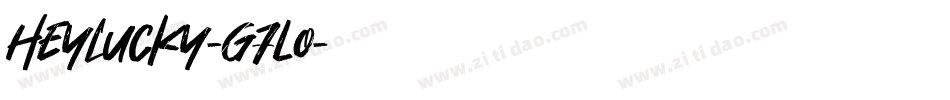 HeyLucky-G7lO字体转换