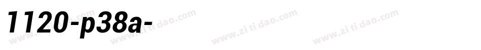 1120-p38a字体转换