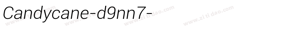 Candycane-d9nn7字体转换