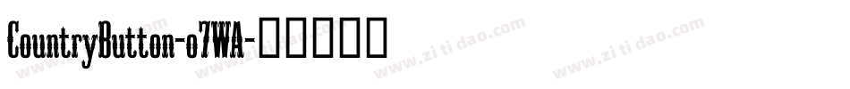 CountryButton-o7WA字体转换