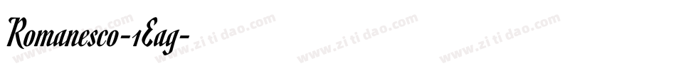 Romanesco-1Eag字体转换