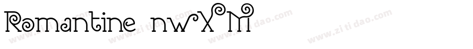 Romantine-nwXM字体转换