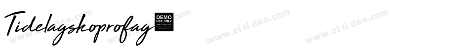 Tidelagskoprofag字体转换