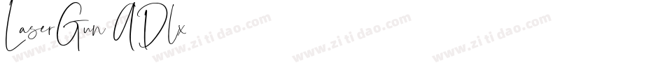 LaserGun-ADlx字体转换