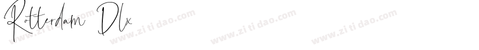 Rotterdam-4Dlx字体转换