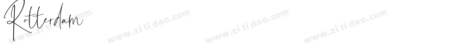 Rotterdam字体转换