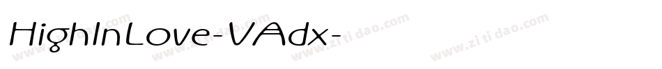 HighInLove-VAdx字体转换