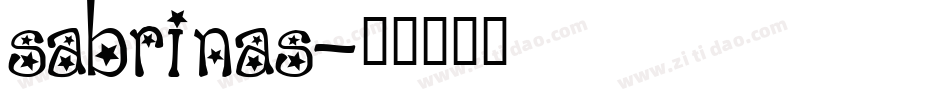 SABRINAS字体转换
