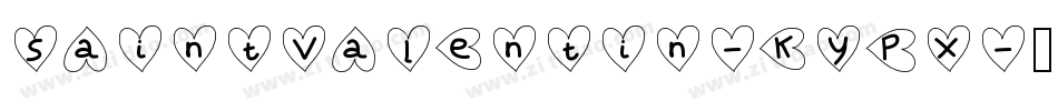 Saintvalentin-KypX字体转换