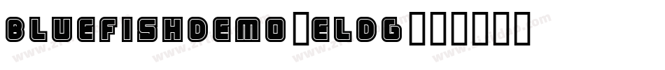 BluefishDemo-eLdg字体转换
