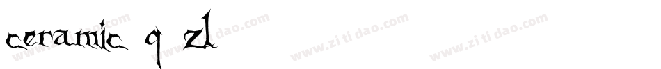 Ceramic-q9Zl字体转换