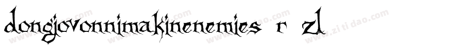 DonGiovonniMakinEnemies-R9Zl字体转换