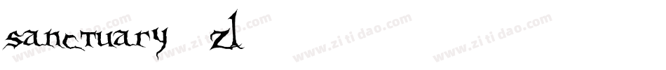 Sanctuary-4ZL9字体转换