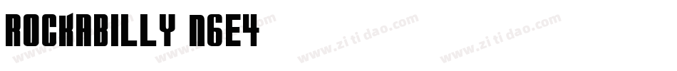 Rockabilly-n6E4字体转换 Rockabilly-n6E4字体转换