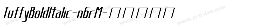 TuffyBoldItalic-n6rM字体转换