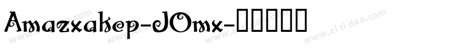 Amazxakep-JOmx字体转换