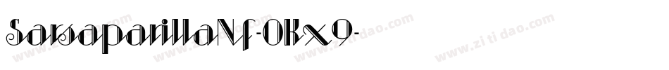 SarsaparillaNf-0Kx9字体转换