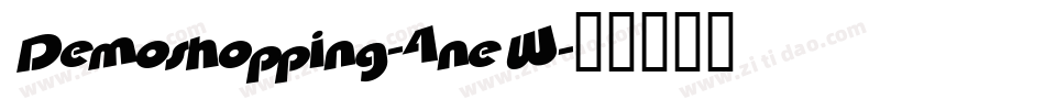 Demoshopping-4neW字体转换