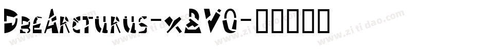 DbeArcturus-x8VO字体转换