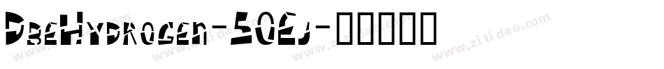 DbeHydrogen-5OEj字体转换