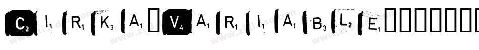 Cirka-Variable-2字体转换