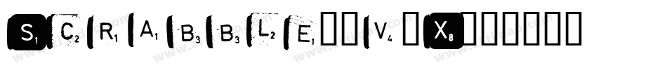 Scrabble-2v7X字体转换 Scrabble-2v7X字体转换
