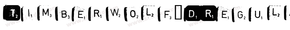 Timberwolf3DRegular-ql7x字体转换 Timberwolf3DRegular-ql7x字体转换