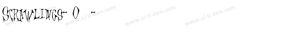 Scrawlings-2O38字体转换