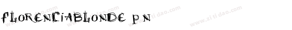 FlorenciaBlonde-8P5n字体转换