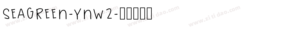 Seagreen-ynW2字体转换