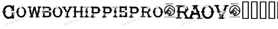 Cowboyhippiepro-RAOV字体转换