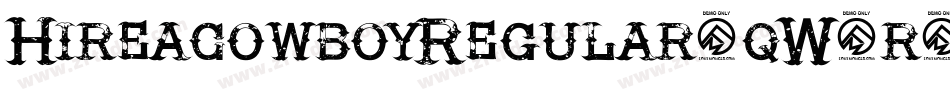 HireacowboyRegular-qW3r字体转换